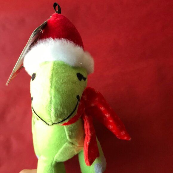 Snug Arooz Christmas/Holiday Stego Claus Dinosaur Crinkle/Squeaky 10X 8'' - Picture 4 of 5